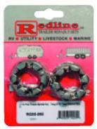 1"-14 Spindle Nut, Pkg W/D-Washer & Cotter Pin, 2ea